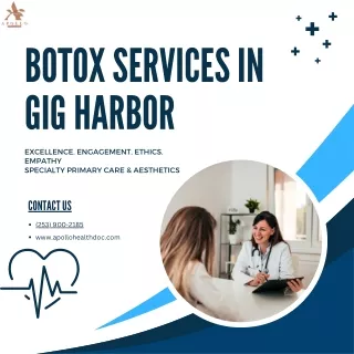 Botox Services in Gig Harbor