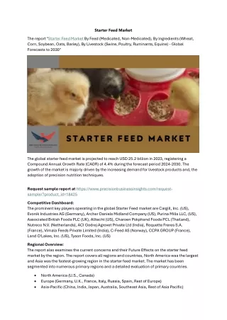 Starter Feed Market Outlook, Trends Forecast 2024