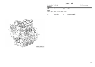 Lamborghini r3.105 Tier 3 Tractor Parts Catalogue Manual Instant Download (SN 15001 and up)