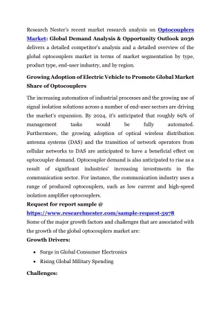 Optocouplers Market