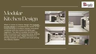 Modular Kitchen Design | Regalo kitchens