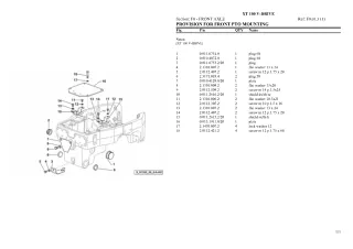 HURLIMANN xt 100 v-drive Tractor Parts Catalogue Manual Instant Download