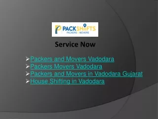 Hire Top Packers Movers in Vadodara