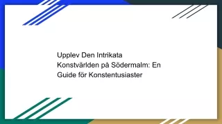 Målare i Botkyrka: Utforska Konstnärlig Mångfald i Din Lokala Gemenskap