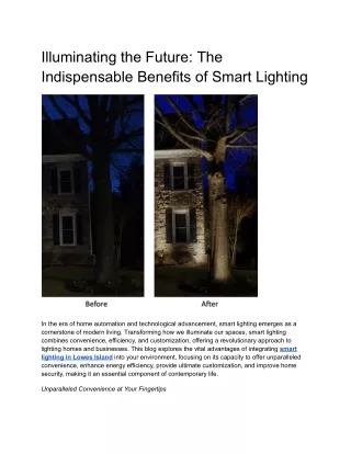 Illuminating the Future_ The Indispensable Benefits of Smart Lighting