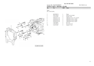 Lamborghini r6.170 vrt dcr Tier 3 Tractor Parts Catalogue Manual Instant Download