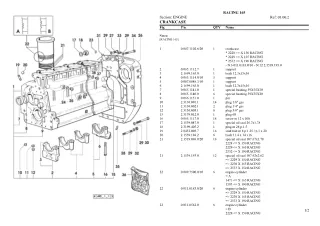 Lamborghini racing 165 Tractor Parts Catalogue Manual Instant Download