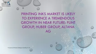 Printing Inks Market