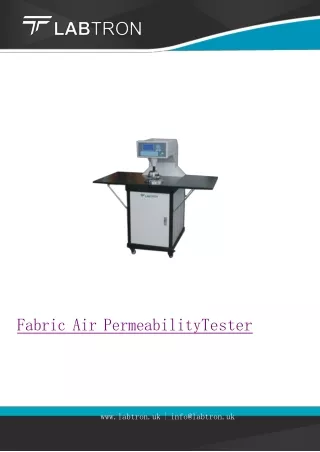 Fabric-Air-Permeability-Tester