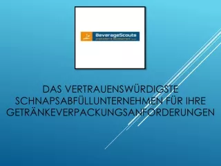 Entdecken Sie das beste Shot-Abfüllunternehmen