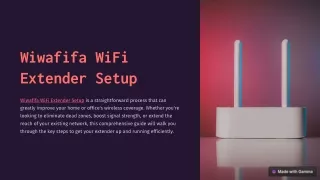 Wiwafifa-WiFi-Extender-Setup