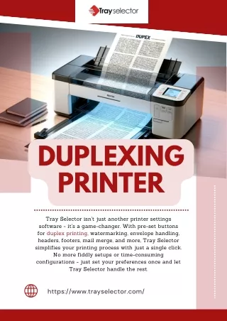 Duplexing Printer