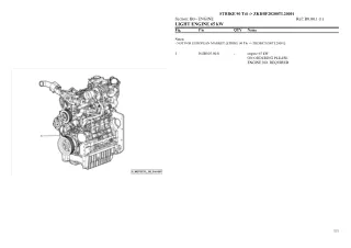 Lamborghini strike 90 t4i Tractor Parts Catalogue Manual Instant Download (SN zkdbf20200tl20001 and up)