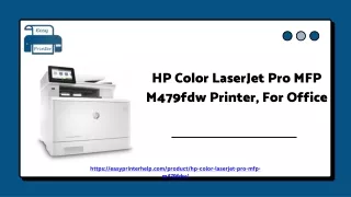 HP Color LaserJet Pro MFP M479fdw Printer, For Office