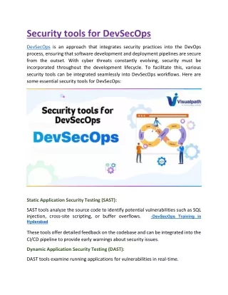 AWS DevSecOps Online Training - AWS DevSecOps Training