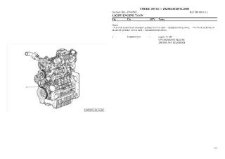 Lamborghini strike 100 t4i Tractor Parts Catalogue Manual Instant Download (SN zkdbg80200tl20001 and up)