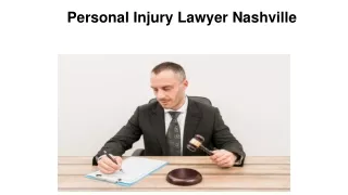 Personal Injury Lawyer Nashville