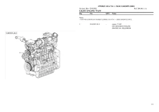 Lamborghini strike 105.4 t4i Tractor Parts Catalogue Manual Instant Download (SN zkdcg80200tl20001 and up)