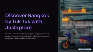 Tuk tuk in Bangkok