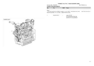 Lamborghini strike 115.4 t4i Tractor Parts Catalogue Manual Instant Download (SN zkdch20200tl20001 and up)