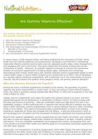 Are Gummy Vitamins Effective (1)