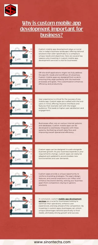 Why is custom mobile app development important for business