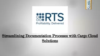 Streamlining Documentation Processes with Cargo Cloud Solutions