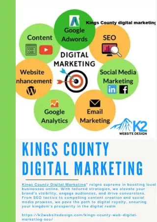 Kings County digital marketing