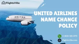 How to Change Name On United Flight Ticket