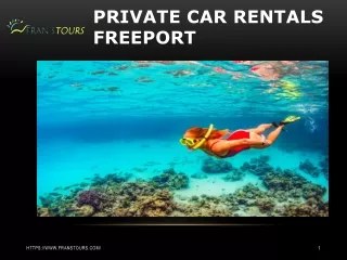 Private car rentals freeport