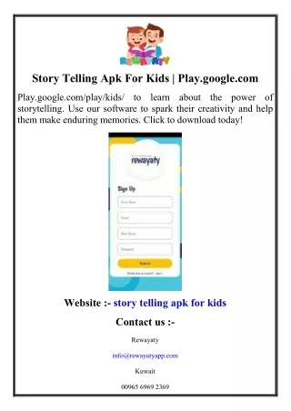 Story Telling Apk For Kids  Play.google.com