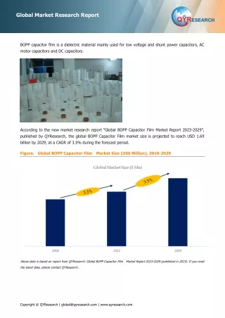 Global Top 13 Companies Accounted for 62% of total BOPP Capacitor Film  market (QYResearch, 2021)