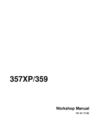 Husqvarna 357XPG Chainsaw Service Repair Manual