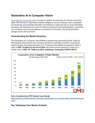 Generative AI in Computer Vision