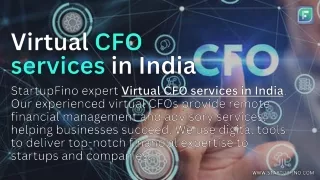 Best Virtual CFO services in India StartupFino