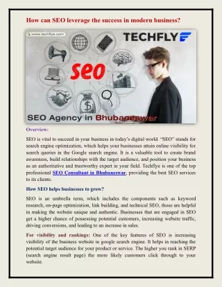 SEO agency in Bhubaneswar