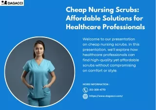 Affordable Comfort: Explore Our Range of Cheap Nursing Scrubs