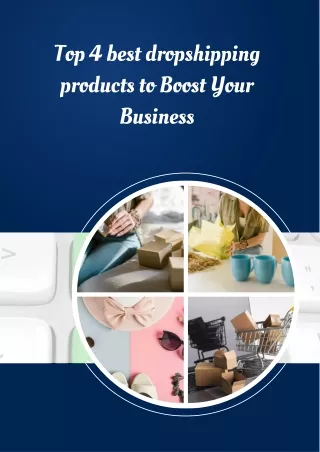 Top 4 best dropshipping products to Boost Your Business