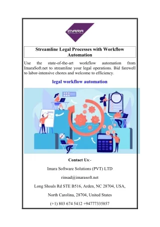 Streamline Legal Processes with Workflow Automation