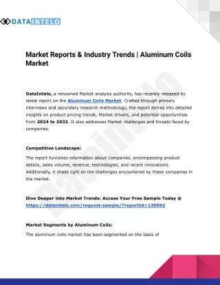 Aluminum Coils Market