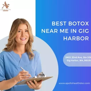 Best Botox near me in Gig Harbor