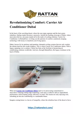 Stay Cool with Bolt Carrier Air Conditioner Service in Dubai!