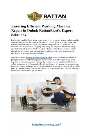 Get Your Washing Machine Running Smoothly Again with Bolt Washing Machine Repair