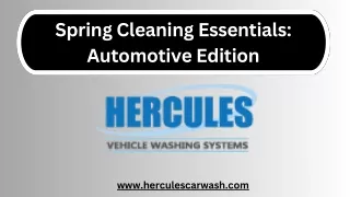 Spring Cleaning Essentials Automotive Edition