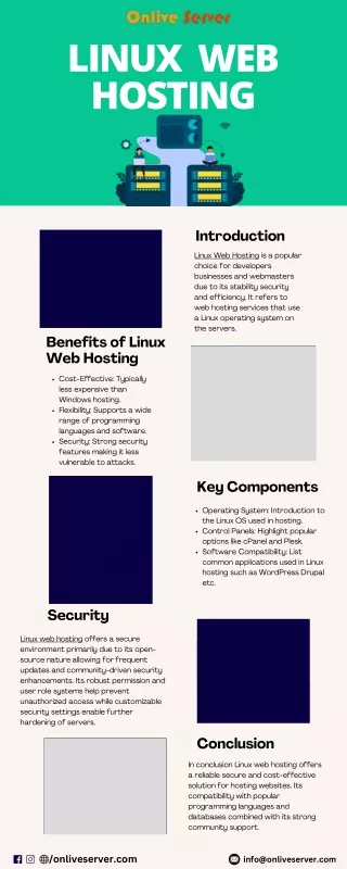Discover the Power of Linux Web Hosting with Onlive Server.