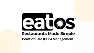 Your Restaurant Operations: eatos Point of Sale (POS) Management