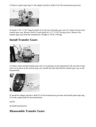 Caterpillar Cat 637D WHEEL SCRAPER (Prefix 70W) Service Repair Manual Instant Download