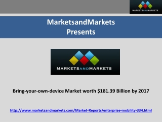 Bring-your-own-device Market worth $181.39 Billion by 2017