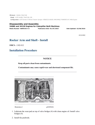 Caterpillar Cat 637E WHEEL TRACTOR (Prefix 1FB) Service Repair Manual Instant Download 7