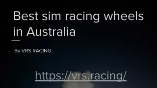 Best Sim Racing Wheels in Australia